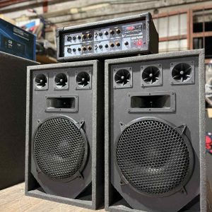 combo 12" + potencia 4 canales