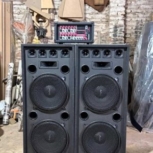 combo 2 dobles de 15" + potencia 4 canales